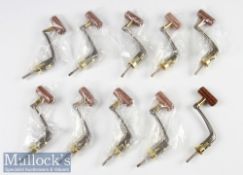 Abu Garcia Cardinal Reel Handles (10) of aluminium construction with turned wooden grips