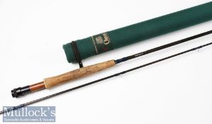 Fly Rod: Orvis Silver Label Made Flex 6.5 Carbon fly Rod- 9ft 6in 2pc line 6#, casting weight 37/8
