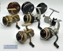Mixed Spinning and Fly Reel Selection (8) incl J W Youngs Ambidex No1 Type 4 and Type 5, J W Young