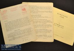 Fishing Rod Ephemera and related material c1950s (2): Original F Dell, New Malden, Surrey