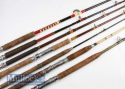 3x Sea Reels to include Penn Reel 3/0 H Special Senator stamped 30-66 to the foot together with a