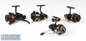 Various fixed spool reels to include Mitchell lighting cast 440A, a Garcia Mitchell 325 reel, a K