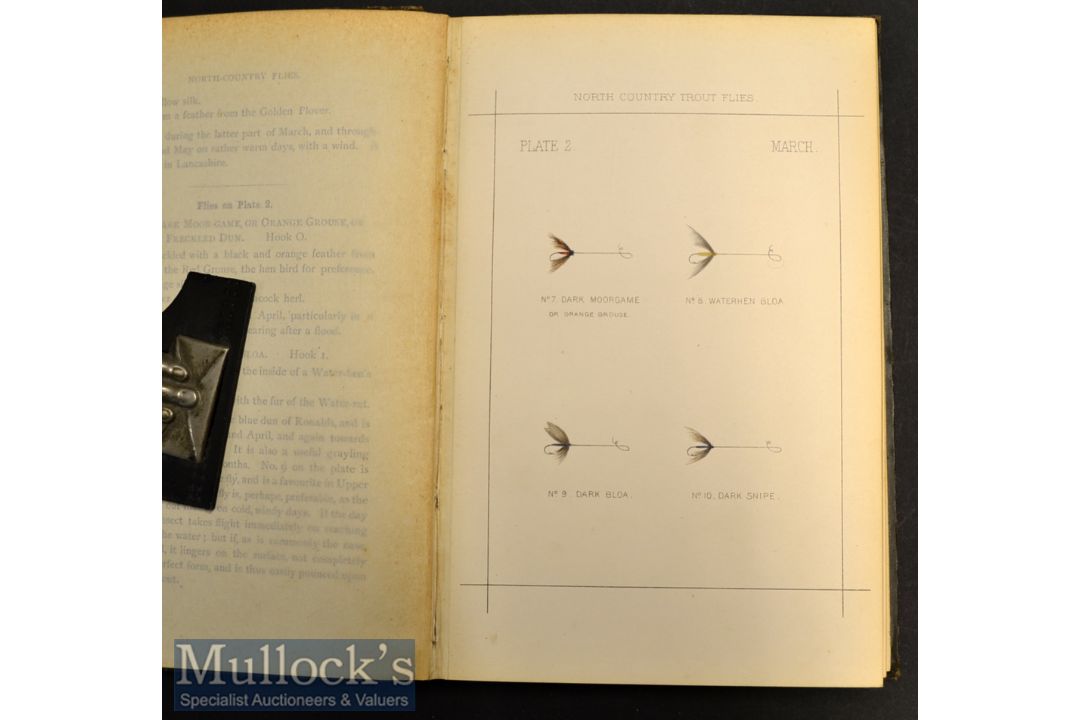 Rare Late 19th c Book on Fishing Flies: Pritt, T E - “North-Country Flies” 2nd ed 1886 publ’d - Image 2 of 2