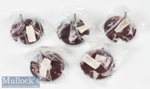 Abu Ambassadeur 4600 C3 Brake Plates (5) burgundy colour, part 22085, in packaging