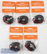 Abu Ambassadeur Mag 3 Black Colour Right Side Plates (5) part 15640 in original packaging