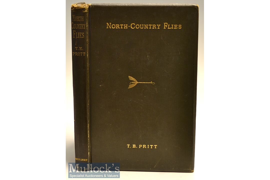 Rare Late 19th c Book on Fishing Flies: Pritt, T E - “North-Country Flies” 2nd ed 1886 publ’d - Image 1 of 2