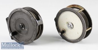 Hardy Bros England 3 ¾” Uniqua alloy fly reel smooth alloy foot, quick release spool together with