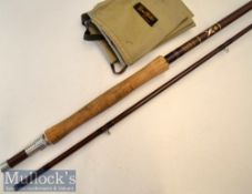 Trout Fly Rod: Bruce & Walker Mk I Ultra-Light Hollow Glass Fly Rod – 9ft 6in 2pc line 8# -