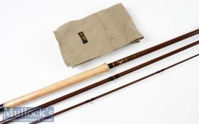 Salmon Fly Rod: Bruce & Walker Highlander hollow glass fly rod – 12ft 3pc line 5-6# still