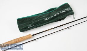 Fly rod: Bob Church Dever Carbon Trout Fly Rod - 8ft 2pc line 4/5/6# -fitted throughout with fuji