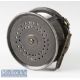 C Farlow & Co London 4 ½” regal salmon reel perfect style wide drum with holdfast logo, strapped rim - Image 1 of 2