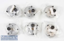 Abu Ambassadeur Silver Colour Side Plates (6) in 4000/5000/6000 size, part 21142 in packaging