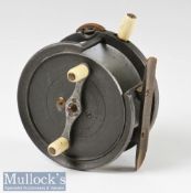 Dingley for Westley Richards & Co Birmingham 4” bait casting reel in Silex style, marked D