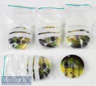 Abu Ambassadeur Side Plates with Anodised Fish Skin Finish (5) 4000/5000/6000 size fitted with IAR