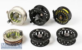 Vision Koma #5/6 arbour fly reel ventilated construction loaded with line appears unused, together