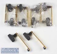 Abu Garcia Ambassadeur Power Handles (10) gold coloured for later 7000 models, some in packaging (