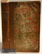 Early Fishing Book from late 18th c: Brookes, R – “The Art of Angling” 5th ed publ’d London 1781 –