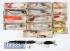 Creek Chub Boxed Lures Selection (15) – incl Striper Striker 5 ¼” x2, 4 ½” x2, Wiggle Diver (1800