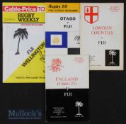 1970 & 1980 Fijian Foursome Rugby Programmes (4): The issues from Fiji’s games with London
