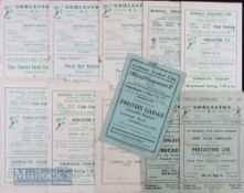 Selection of Gorleston FC home match programmes v Harwich & Parkeston 1946/47 1948/49 1949/50,