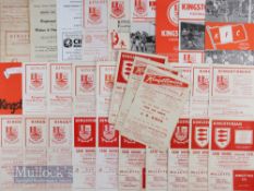 Selection of Kingstonian home match programmes 1947/48 Surrey Senior Cup Final v Walton & Hersham,