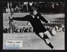 Very rare 1972 Boland v Llanelli Rugby Programme: Cover quite striking on this quite stylish issue