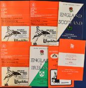 1970s Rugby Programme Selection inc Cup (7): Crisp clean collection from Rosslyn Park (3), v Moseley