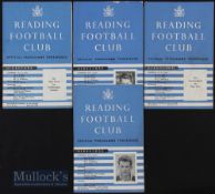 Selection of Southern Junior Floodlight Cup games Reading home match programmes v West Ham Utd