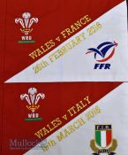 Very Rare President’s Presentation Touch Judge Flags (3) Each being one of just two made, and