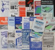 1955/56 Collection of Wolverhampton Wanderers away league match programmes (complete season except
