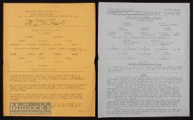 1959 London Minor Cup Final 10 May 1959 Bexleyheath Colts v Chelsea Juniors single sheet, fold,
