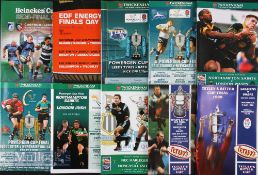English Cup Rugby Programmes 1990s-2000s (10): Consecutive Twickenham finals 1998-2005, with