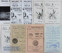 Selection of Merthyr Tydfil home match programmes 1948/49 Chingford, 1951/52 Cardiff City (Welsh