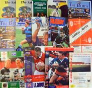 1994-2004 Club Rugby Programmes (14): Mixed English and Welsh club games, Northampton v Bristol &
