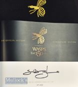 Wasps Rugby Club 150th Anniversary signed ltd ed book – The Official History Wasps 150 Est 1867