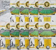 1948/49 Wolves home league match programmes to include Aston Villa, Blackpool, Birmingham City,
