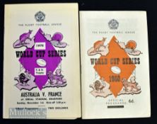 1960 Rugby League World Cup Series Great Britain v Rest of World programme date 10 October, together