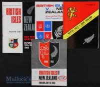 1966 British & I Lions Test Programmes in N Zealand (4): All four issues from the series won 4-0