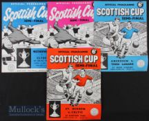 Scottish Cup semi-finals 1957/58 Motherwell v Clyde, Hibernian v Rangers, 1958/59 Third Lanark v