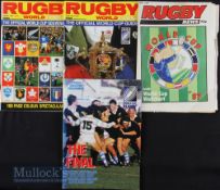 RWC 1987 Rugby Final Programme etc (4): Final and 3rd/4th play off programme for Wales v