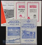 Selection of Sheffield County Cup semi-finals 1951 Sheffield Wednesday v Sheffield Utd 1952 1954/