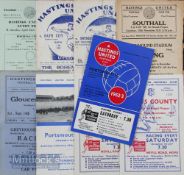 Selection of Hastings Utd home match programmes 1951/52 Luton Town (f) 1952/53 Bath City 1953/54