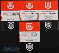 1961 Wales v England VIP international match programmes 14 October 1961 ‘Compliments of Cardiff