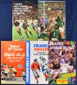 France Home Rugby Programmes v S Africa/Wales etc (5): France v S Africa 1992, Wales 1985 & 1987,