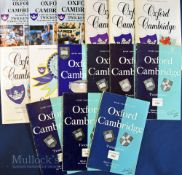 Varsity Oxford/Cambridge Rugby Programmes 1960s-1995 (15): Featuring many fine international players