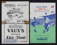 1950 FA Amateur Cup Final Bishop Auckland v Willington at Wembley programme, semi-final Barking v