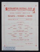 1946/47 Hampshire Combination Cup match programme Southampton v Bournemouth & Boscombe 21 May 1947