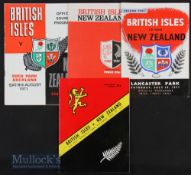 1971 British and I Lions Test Programmes in N Zealand (4): All four tests, 1st (won) 2nd (lost)