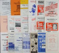 Selection of Lancashire Junior Cup ties/finals including 1953 Wigan Athletic v Lancaster City 1955