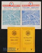 1951 Five Nations Rugby Programmes (4): Lovely selection, Scotland v champions-to-be Ireland (5-6) &